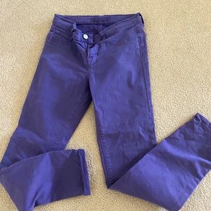J. Brand purple jeans